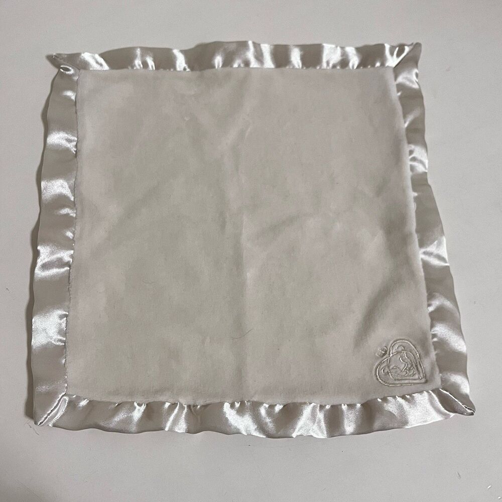 Prince Lionheart Cream Silkie Security Blanket Lovey Satin Bottom & Edges Lovie